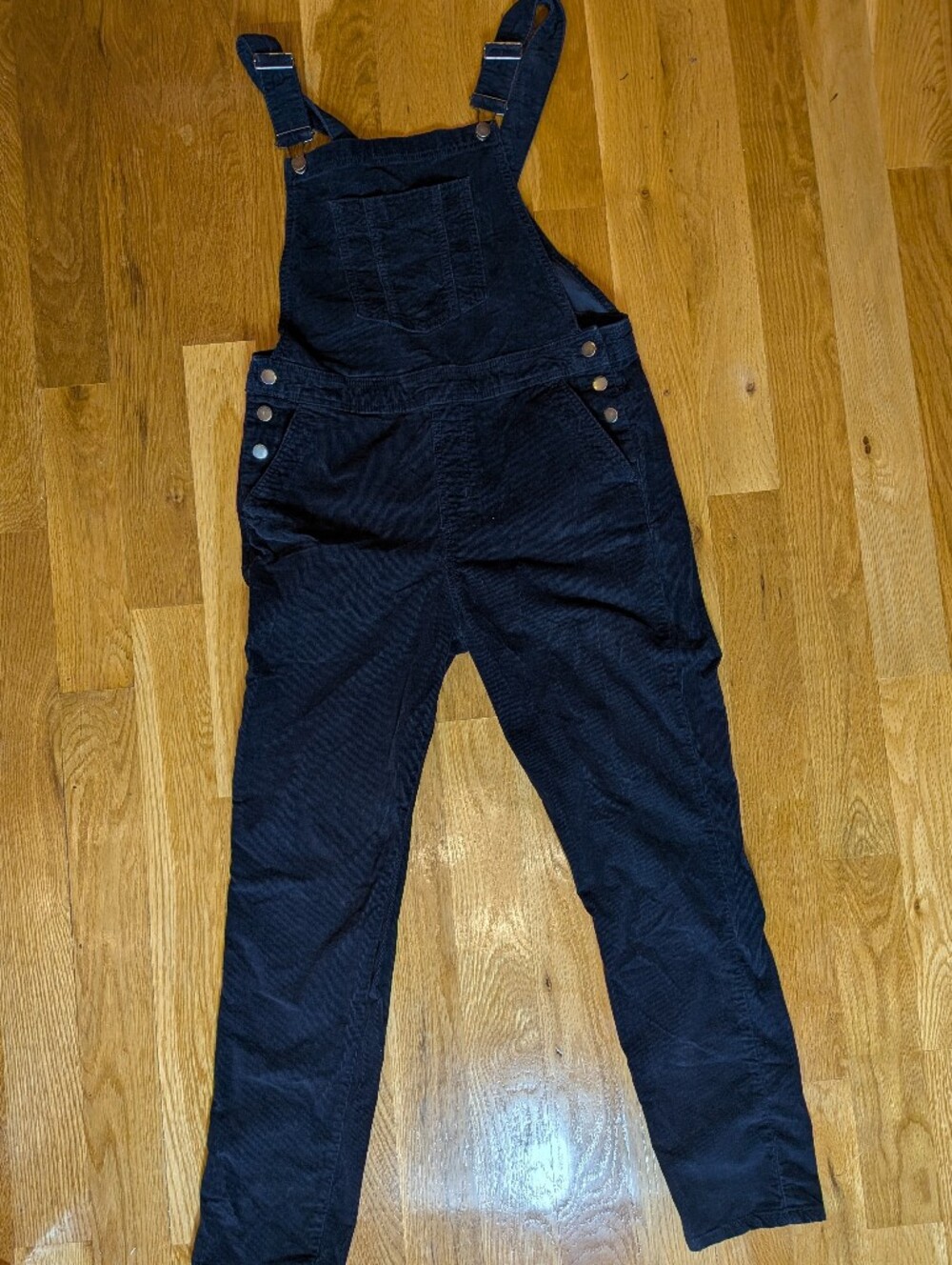 Boden Black Corduroy Women's Overalls